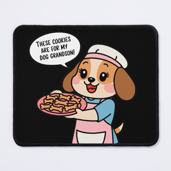 Item preview, Dog grandma is baking cookies for her dog grandson designed and sold by Shtex.