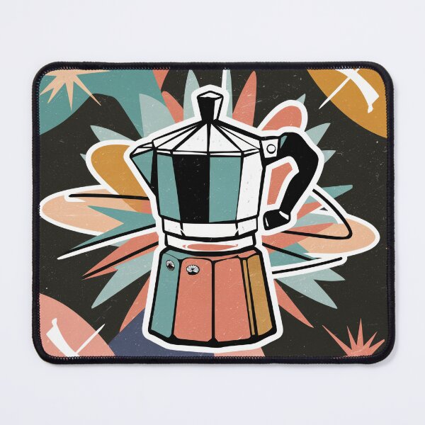 Item preview, Sticker T-Shirt Design Trending: Stove Top Coffee Maker designed and sold by ForeverPrintsOK.