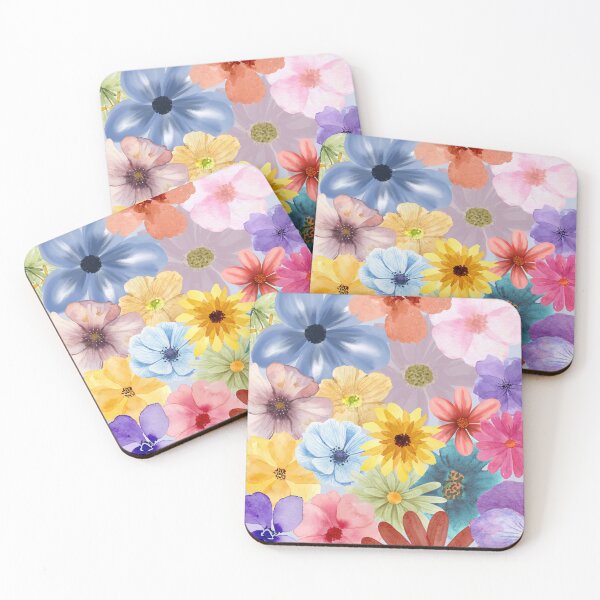 Item preview, Watercolor Flower Collage designed and sold by MayaBusiness.