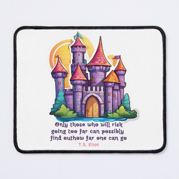 Item preview, T.S. Eliot Famous Quote, Colorful, for kids, quote of the day, sticker, poster, gift card, artboard print, Hardcover Journals, Canvas Print, Poster, Framed Art Print, Photographic, Metal Print designed and sold by SpiralStairShop.