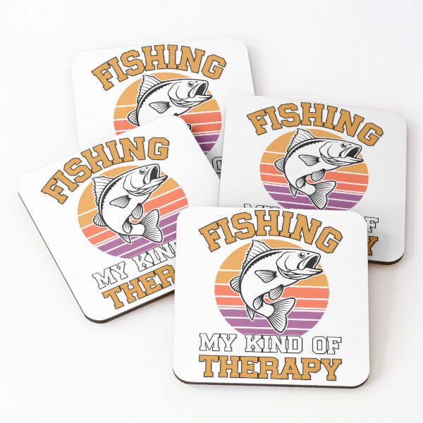 Item preview, Fishing My kind of Therapy Design designed and sold by TrendTeeLab.
