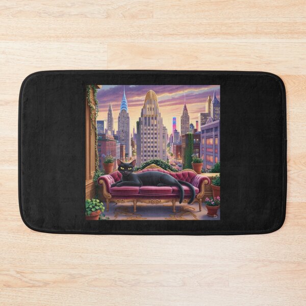 Item preview, Black Cat's Urban Vista designed and sold by FLOWER--ART.