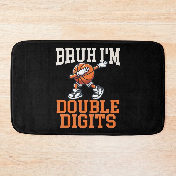 Item preview, Bruh I'm Double Digits Basketball 10th Birthday 10 Years Old designed and sold by ivotee.