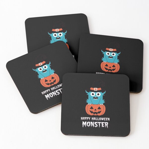 Item preview, A monster in a witch's hat sitting on a pumpkin . designed and sold by ARTReMi.