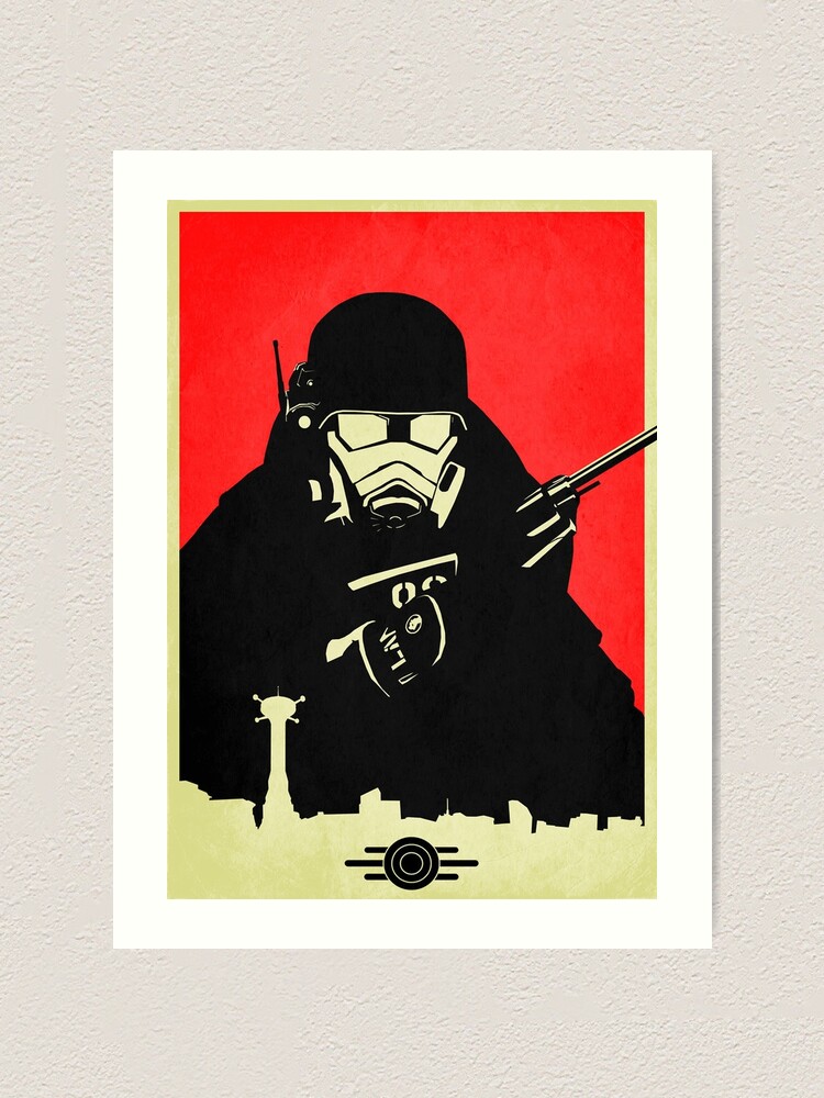 Fallout Ncr Ranger Contrast Fan Art Poster Art Print By Digiartyst Redbubble