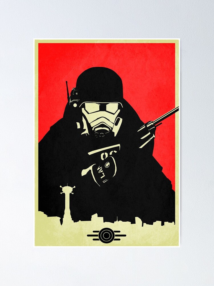 Fallout Ncr Ranger Contrast Fan Art Poster Poster By Digiartyst Redbubble