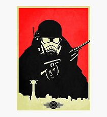 Fallout NCR Ranger Contrast Fan Art Poster Photographic Print