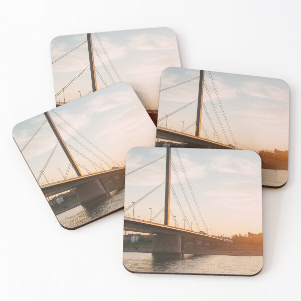 Item preview, Bridge in the golden sunset designed and sold by rhosbahu.