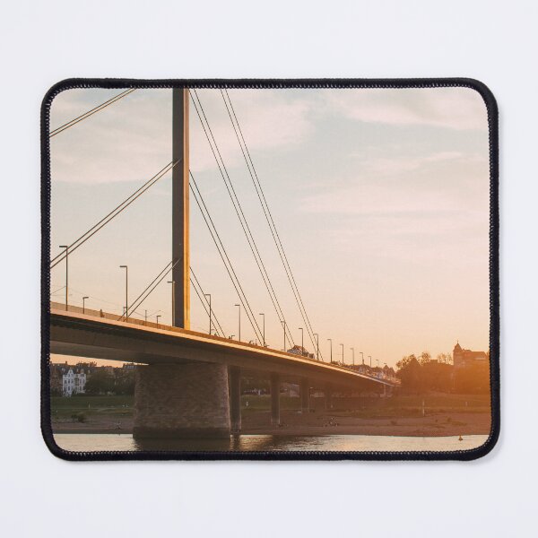Item preview, Bridge in the golden sunset designed and sold by rhosbahu.
