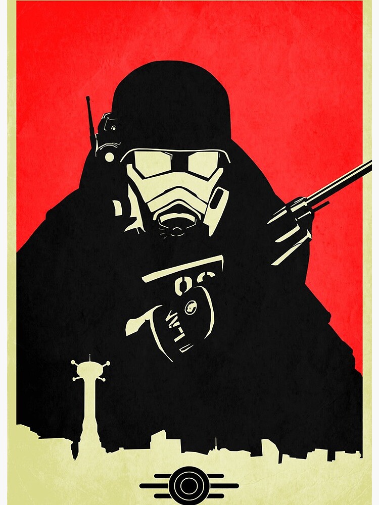 Fallout Ncr Ranger Contrast Fan Art Poster Art Board Print By Digiartyst Redbubble