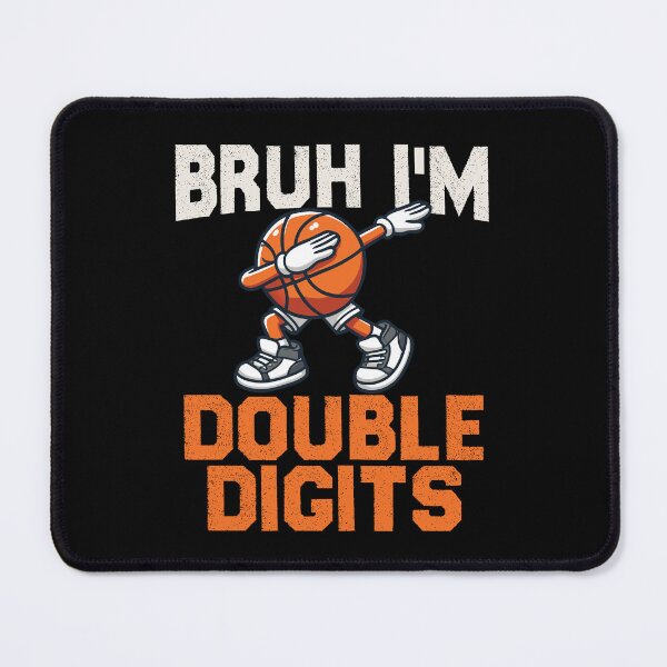 Item preview, Bruh I'm Double Digits Basketball 10th Birthday 10 Years Old designed and sold by ivotee.