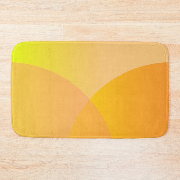 Item preview, Orange Tricolor Gradient Overlap Circles Simple Geometry Pattern designed and sold by EvergreenMotifs.