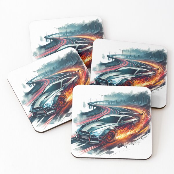 Item preview, Sport car and fire in the city designed and sold by Nazardes.