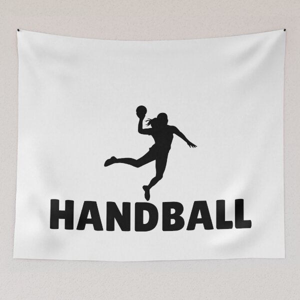 Item preview, HANDBALL (FEMALE) - BLACK designed and sold by ArtsyCity.