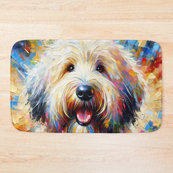 Item preview, Komondor Dog Acrylic Print Pet Portrait Dog Lovers designed and sold by Puppy Puzzles Plus.