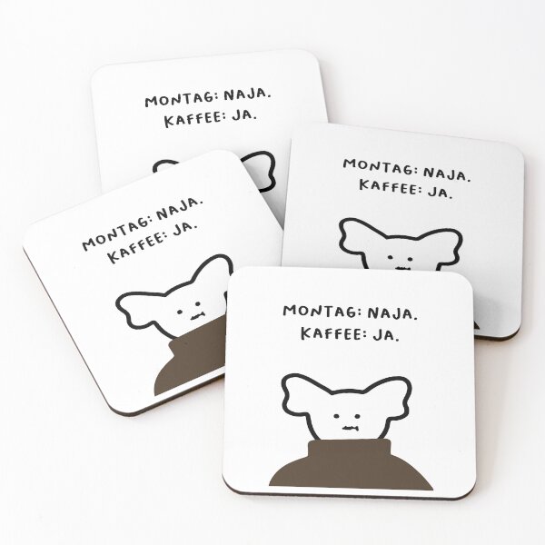 Item preview, Montag: Naja. Kaffee: Ja. | Handwritten-style Font designed and sold by RM-Journey.