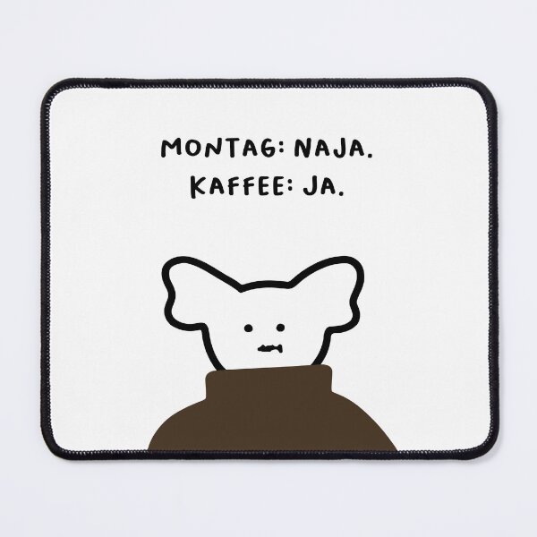 Item preview, Montag: Naja. Kaffee: Ja. | Handwritten-style Font designed and sold by RM-Journey.