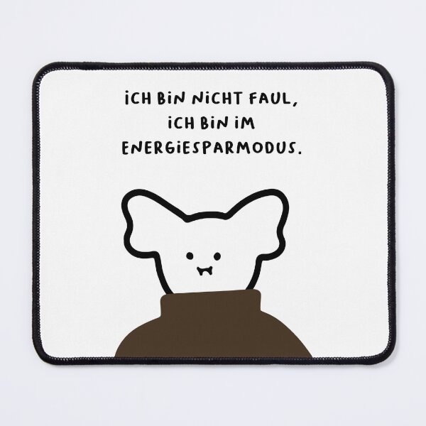 Item preview, Ich bin nicht faul, ich bin im Energiesparmodus. | Handwritten-style Font designed and sold by RM-Journey.
