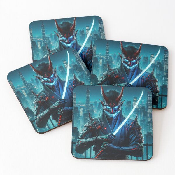Item preview, Cybernetic Demon Warrior  in Futuristic Metropolis  designed and sold by ZenOfAIarts.