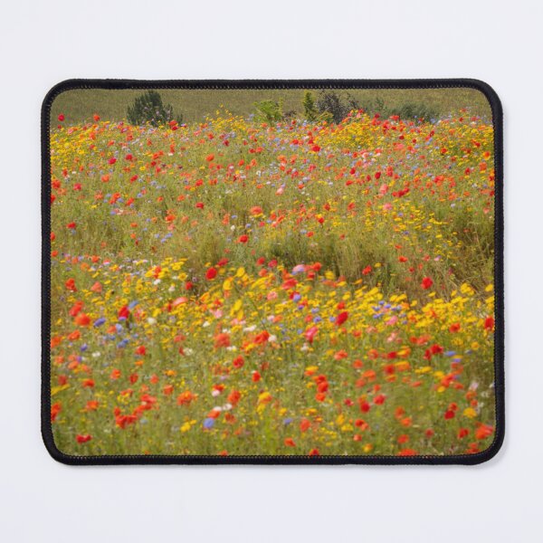 Item preview, Digital photograph of wind blown poppy's and meadow flowers designed and sold by SimonJohnson1.
