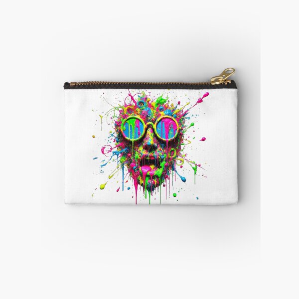 Item preview, Neon Splatter Head – Colorful Chaos in Shades designed and sold by SHHCreations.