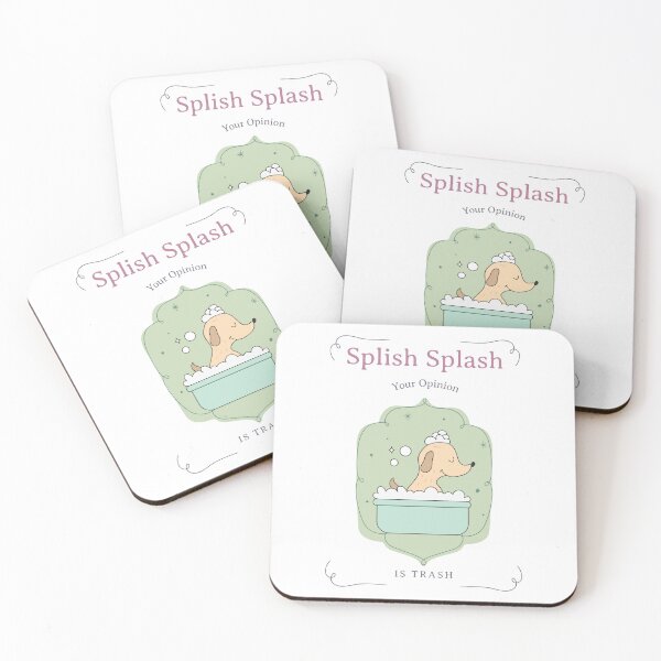 Item preview, Splish Splash Your Opinion Is Trash designed and sold by fgtdesignz.