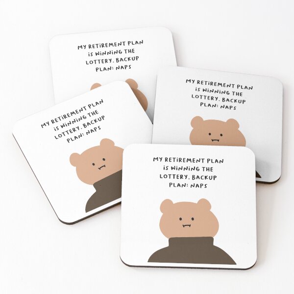 Item preview, My retirement plan is winning the lottery. Backup plan: naps | Handwritten-style Font designed and sold by RM-Journey.