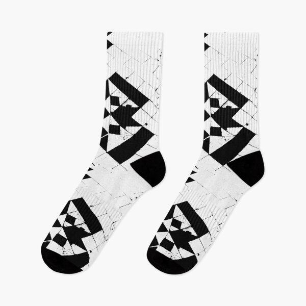 Item preview, Monochrome, tile pattern designed and sold by badlydrawnbabe.