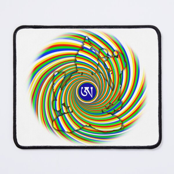 Item preview, Dzogchen, Ah, Tibetan, Rainbow body, Bodhisattva, Buddhist, White Background designed and sold by MayGreenAbgrall.