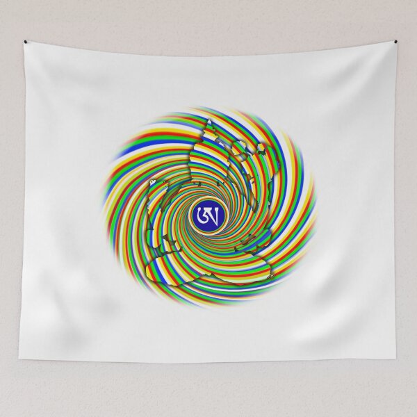 Item preview, Dzogchen, Ah, Tibetan, Rainbow body, Bodhisattva, Buddhist, White Background designed and sold by MayGreenAbgrall.
