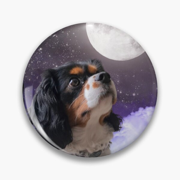 Item preview, Cavalier King Charles Spaniel Moon designed and sold by CreativelySophG.