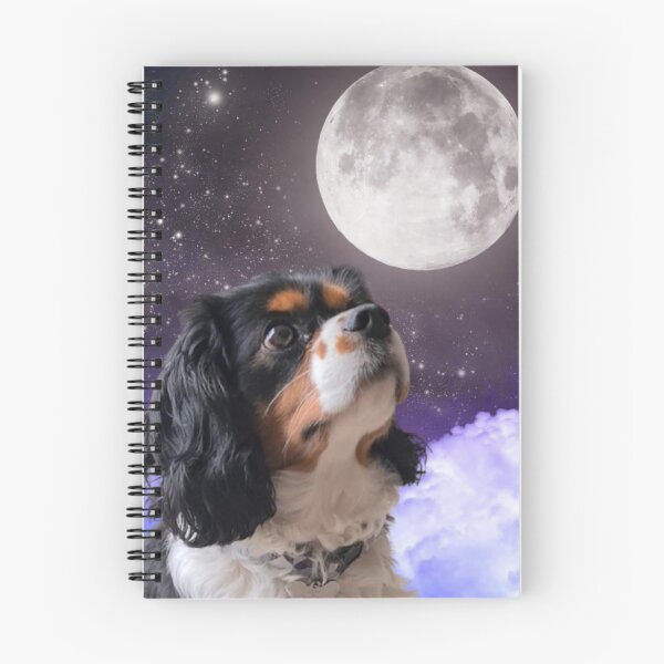 Item preview, Cavalier King Charles Spaniel Moon designed and sold by CreativelySophG.