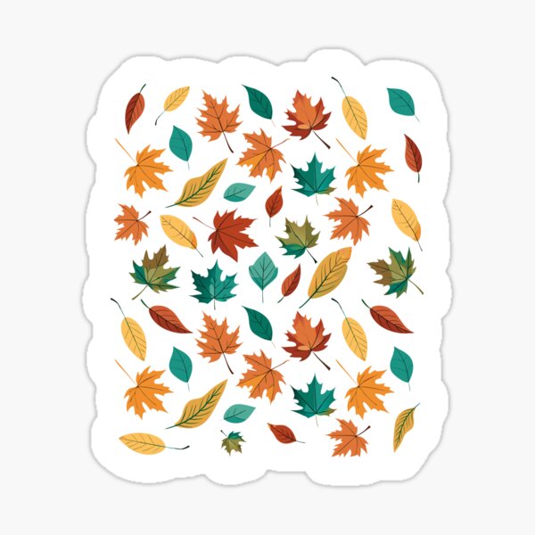 Item preview, Fall Leaves Colorful Leafy Autumn designed and sold by popanato.