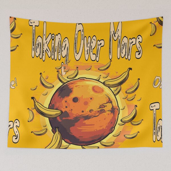 Item preview, Banana Martian Invasion designed and sold by CoolEnthusias.
