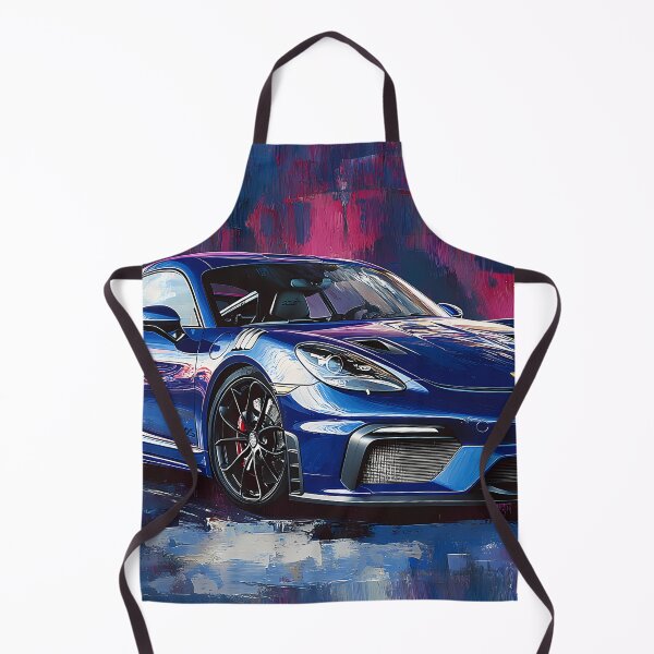 Item preview, Blue Porsche 718 Caymen II  -  Pop Art designed and sold by AutoPopStudio.