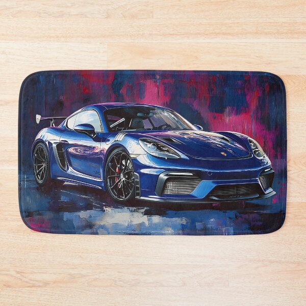 Item preview, Blue Porsche 718 Caymen II  -  Pop Art designed and sold by AutoPopStudio.