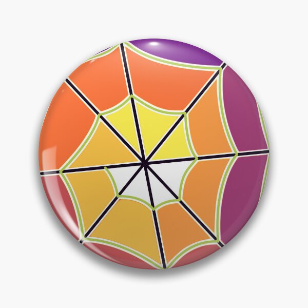 Artikelvorschau, Regenbogen-Spinnennetz, buntes Halloween-Design entworfen und verkauft von ZIPsketch.