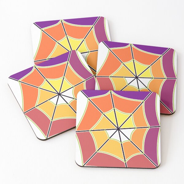 Item preview, Rainbow Spiderweb Colorful Halloween Design designed and sold by ZIPsketch.