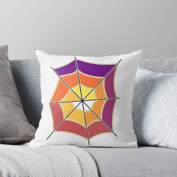 Item preview, Rainbow Spiderweb Colorful Halloween Design designed and sold by ZIPsketch.