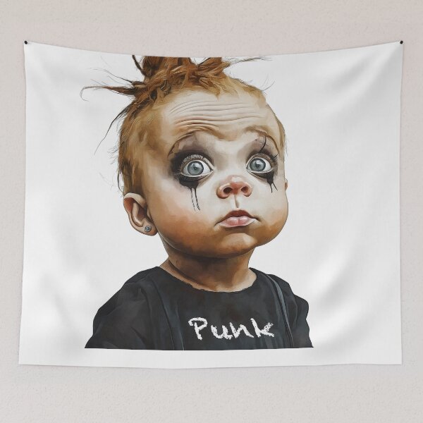 Item preview, Baby Punk Rocker Cute Attitude designed and sold by Shoot-The-Moon.