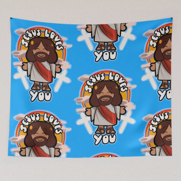 Item preview, Jesus loves you! designed and sold by ElectroF1sh.