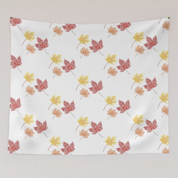 Item preview, Fall Autumn Leaves Dot Art designed and sold by Cardiff Creative.