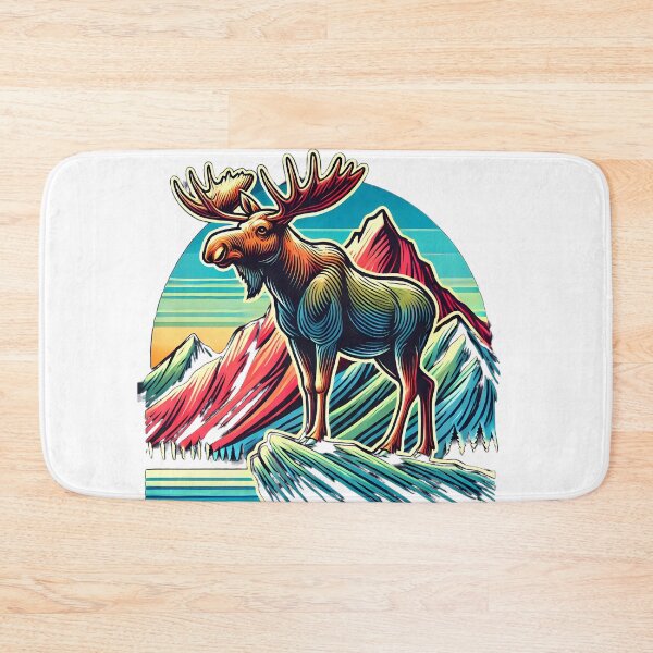 Item preview, Moose hikers and campers designed and sold by nodij.