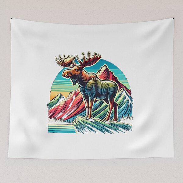 Item preview, Moose hikers and campers designed and sold by nodij.