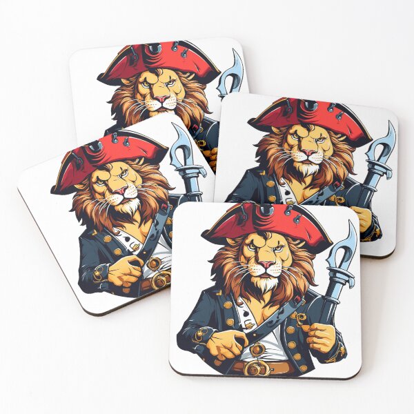 Item preview, Pirate King: Lion of the Seven Seas designed and sold by Very Good Tees.
