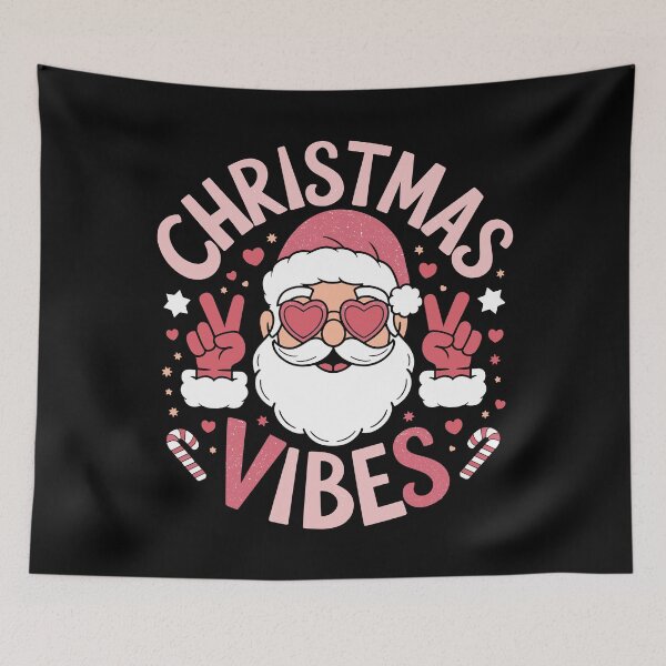 Item preview, Fun Santa Christmas Vibes Retro Holiday Design designed and sold by Inspire-DuDe.