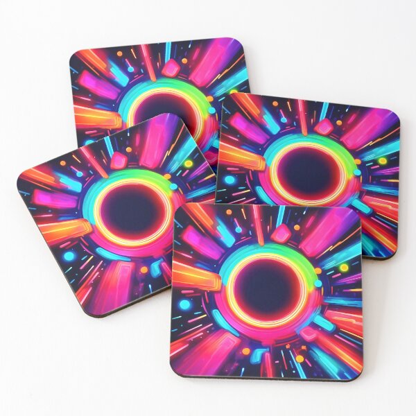 Item preview, Neon Vortex of Light Art designed and sold by Health And Fitness Posts e-Store.