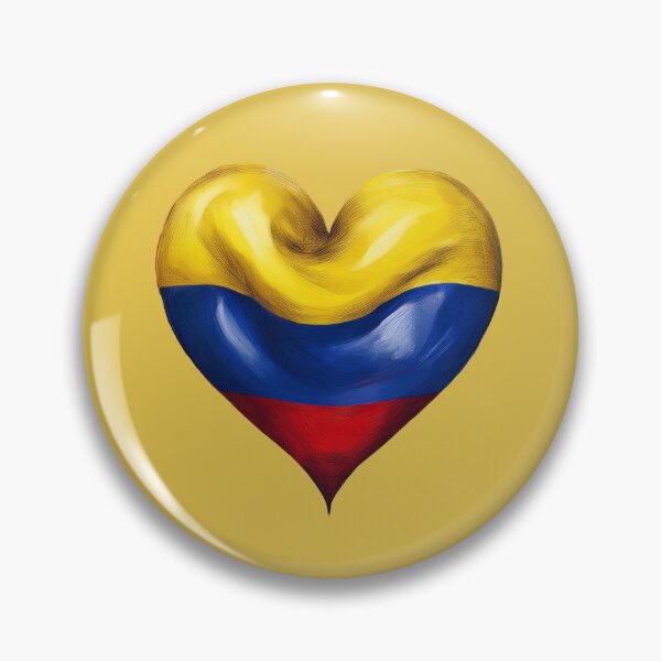 Item preview, Colombian flag heart designed and sold by La Loca.