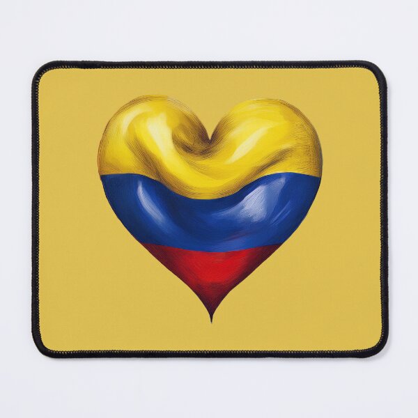 Item preview, Colombian flag heart designed and sold by La Loca.