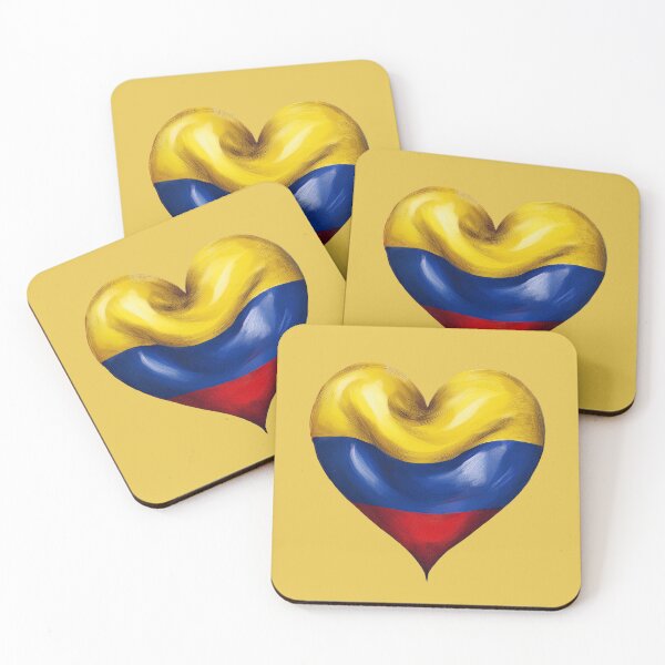 Item preview, Colombian flag heart designed and sold by La Loca.